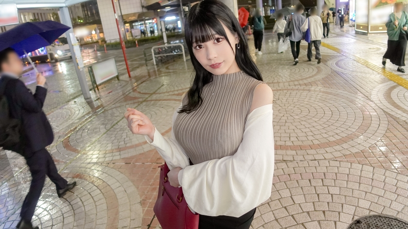 新宿ナンパ！百貨店の受付嬢、敏感ふわ乳で絶叫セックス