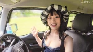 リンとテントで中出しSEX！開放感とスリルがたまらない！