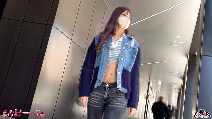 最高フォルムギャル春風ピース！腹出しファッション美女サンプル画像3
